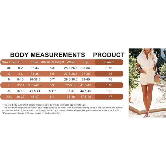 chouyatou Women's Cream Cuffed Sleeve Utility  Button Down Cotton Pocketed - Picture 6 of 6